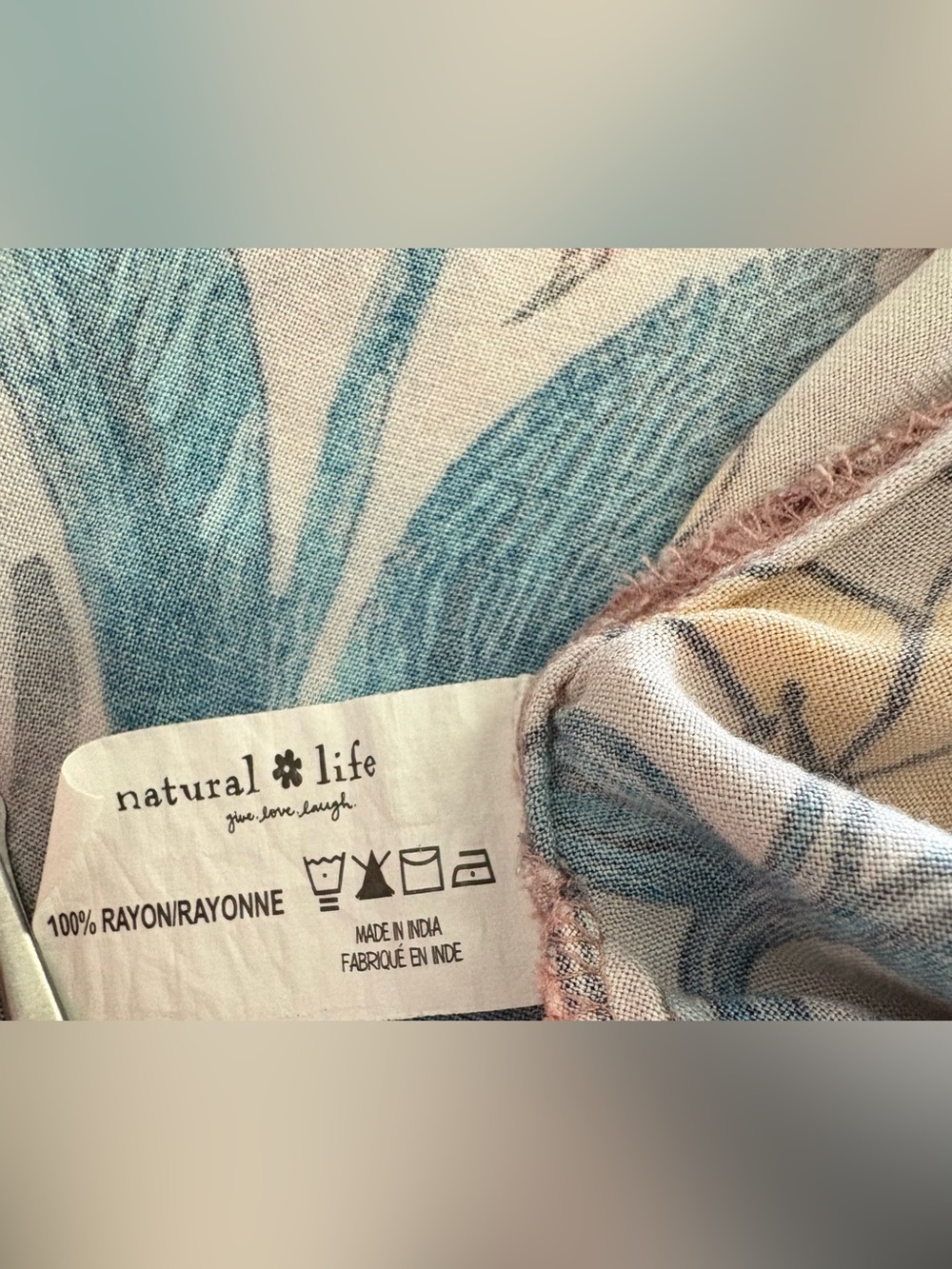 Natural Life “Let’s Just Go” Pink Floral Botanical Boho Wide Leg Jumpsuit - Picture 3 of 12